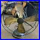 Antique-1920s-GE-Type-AOU-Green-Brass-Blade-Oscillating-Fan-for-parts-or-repair-01-uocf