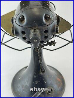 Antique 1926 Emerson Northwind 444A Cast Iron 2-speed Desk Fan