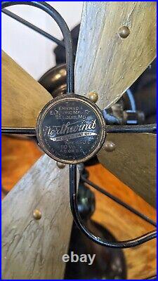 Antique 1927 Emerson Northwind Type 450C Electric Fan 10 (Tested) Works Well