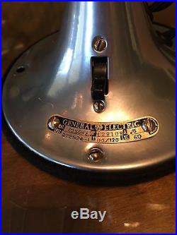 Antique 1930 GE 10 General Electric Desk Fan RESTORED