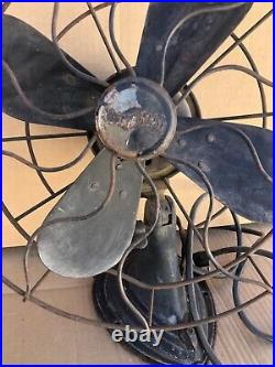 Antique 1930's Westinhouse 12-fnm-3 Metal Fan