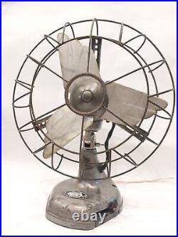 Antique 1936 Rare Marelli Valchiria Electric Fan Futuristic Desing Working See
