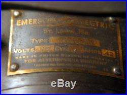 Antique 1940'S Emerson Electric 12 Pedestal Fan 77646AW