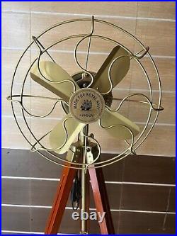 Antique Brass Electric Floor Fan Floor Fan Home Decorative Home Décor Handmade