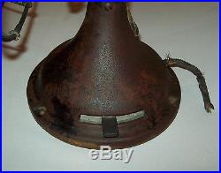 Antique Ca 1901 Hunter Eectric Fan No 18839 Kidney Oscillator Brass Blades Cage