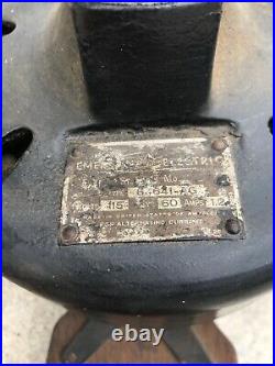 Antique Cast Iron Emerson Electric Ceiling Fan Type 84641 Motor
