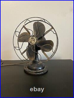 Antique Century Model 311 Blade & Cage Wall Fan Vintage Skeletal Electric Fan