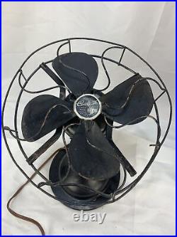 Antique Century Model 311 Blade & Cage Wall Fan Vintage Skeletal Electric Fan