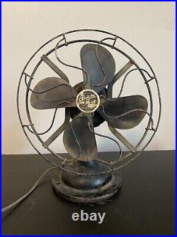 Antique Century Model 311 Blade & Cage Wall Fan Vintage Skeletal Electric Fan