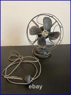 Antique Century Model 311 Blade & Cage Wall Fan Vintage Skeletal Electric Fan