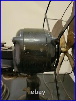 Antique Dayton Fan Motor Co Type 367 Oscillating 3 Speed Tabletop Fan Works