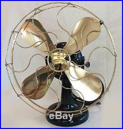 Antique Desk Fan 1910 Robbins and Myers The Standard. Beautifully restored