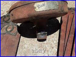 Antique- Diehl Ceiling Fan Motor With Extra Blades! - Local Pickup Only