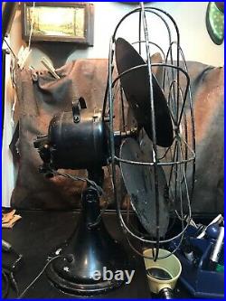 Antique Diehl Osculating Electric Fan Cat No. F 16912. Fan Works Great