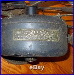 Antique EMERSON 17 1/2 BLADE FAN Type 1820