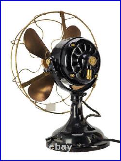 Antique Electric 12 GE General Electric BMY Brass Cage brass Blade Fan