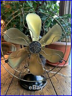Antique Electric Fan Brass Blade 2-Star