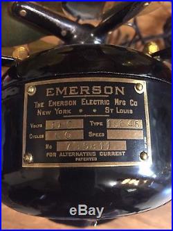 Antique Electric Fan Emerson 19645