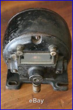 Antique Electric Motor Pancake Fan industrial Glass Window coin op steam engine