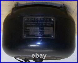 Antique Emerson 12 fan motor head assy, housing & stator for 21646