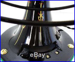 Antique Emerson 6-Brass Blade 12-in, Model 71666 3-spd Oscillating Fan