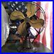 Antique-Emerson-73646-ak-Electric-Fan-13-Brass-Blade-Cage-3-Speed-Works-01-fu