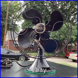 Antique Emerson B-JR 1930s Electric 10 Oscillating Two Speed Fan Working