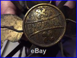 Antique Emerson Brass Blade Type 21645 Electric Fan