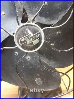 Antique Emerson Electric 12 Oscillating Fan