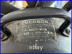 Antique Emerson Electric 16 Fan 79648AK Black Works Table/Desk