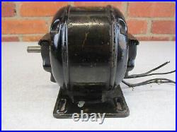 Antique Emerson Electric AC Pancake Motor S5A8 For Parts Or Repair
