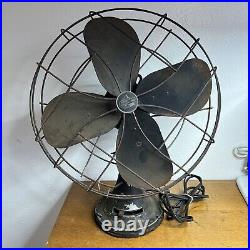 Antique Emerson Electric Brass Blades & Cage Fan 17 78648-AQ PARTS AND REPAIR