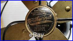 Antique Emerson Electric Fan 8 Northwind Type 444A with Original Box! Excellent