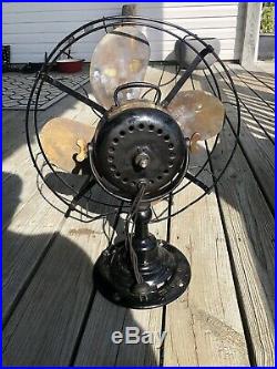 Antique Emerson Electric Fan Made For The Cutler Dry Kiln 16 Rare