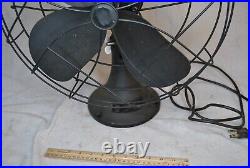 Antique Emerson Electric Variable Speed Oscillating Table Desk Fan 18