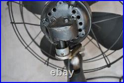 Antique Emerson Electric Variable Speed Oscillating Table Desk Fan 18