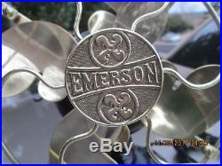 Antique Emerson Fan 1500 Brass Blade Fan Antique Fan Vintage Emerson Fan Old Fan