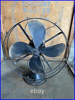 Antique Emerson Fan 16-inch (20) 3-speed Oscillating WORKS GREAT