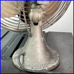 Antique Emerson Fan 4-Blade 16-inch type 77648-SP Oscillating Works See Desc
