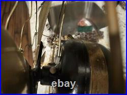 Antique Emerson Trojan Brass Blade Fan Cast iron base 5310 blades
