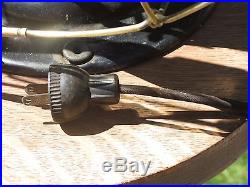 Antique Emerson c 1914 Brass Parker 4 Blade & Cage Fan 19648 3 Speed Unrestored
