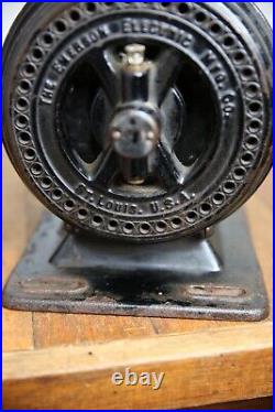 Antique Emerson industrial pancake utility motor for brass blade fan etc vintage