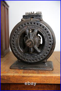 Antique Emerson pancake utility motor for brass blade fan etc vintage industrial