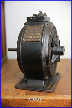 Antique Emerson pancake utility motor for brass blade fan etc vintage industrial