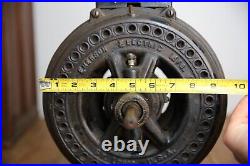 Antique Emerson pancake utility motor for brass blade fan etc vintage industrial