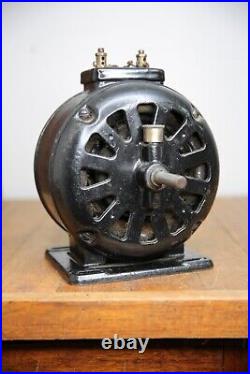 Antique Emerson pancake utility motor for brass blade fan industrial vintage