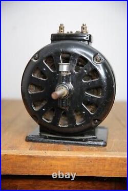 Antique Emerson pancake utility motor for brass blade fan industrial vintage