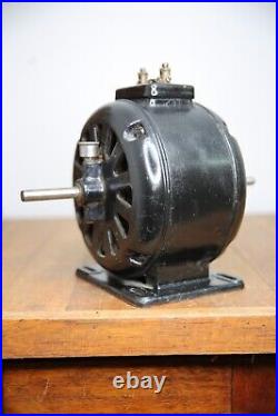 Antique Emerson pancake utility motor for brass blade fan industrial vintage