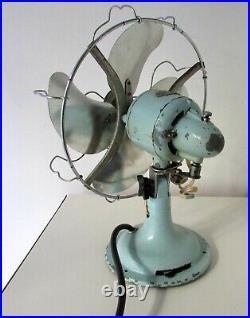 Antique English Limit Electric Table Fan Working