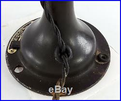 Antique Eskimo Brass Fan, 12 Oscillating 1920's Model 45 United Electrical Mfg